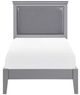 Mazin Furniture Seabright Gray Twin Bed-0