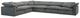 Parker House® Exhale 6-Piece Mathis Thunder L-Shape Sectional-0