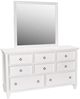 New Classic® Home Furnishings Tamarack 4-Piece White Full Panel Bedroom Set-4