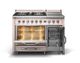 Viking® Tuscany 48" Blush Pro Style Dual Fuel Range with 2 Induction-1