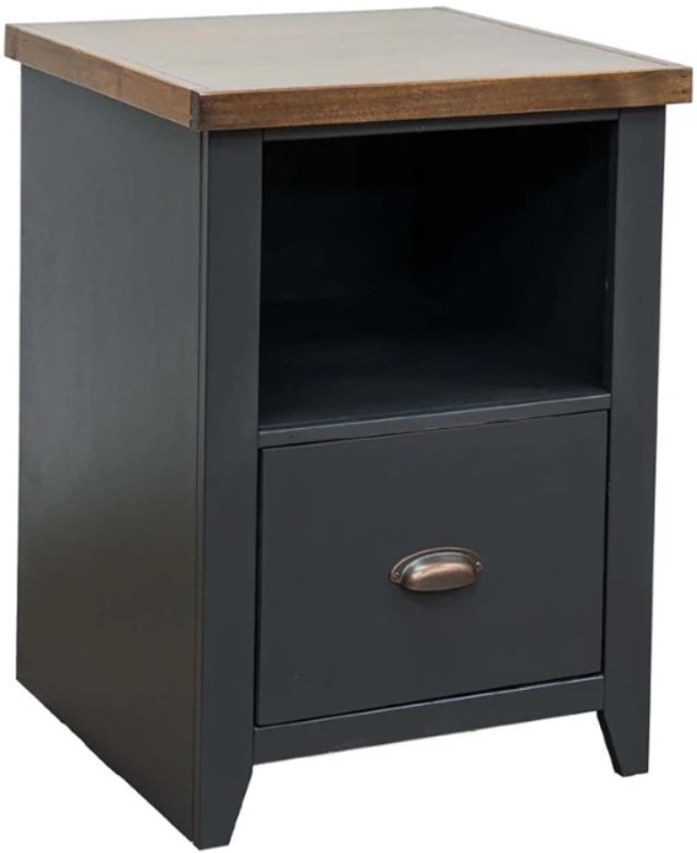 Legends Home Essex Seal Skin/Whiskey File Cabinet-0