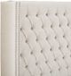 Olliix by Madison Park Amelia Cream King Upholstery Headboard-3