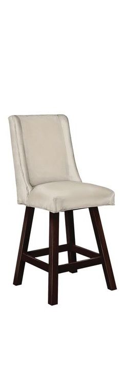 Door County Stella Fabric 24" Side Swivel Barstool-0