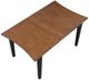 Steve Silver Co. Joplin Walnut Dining Table with Ebony Base-4
