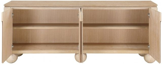 Meridian Furniture Cardiff Natural Sideboard-2