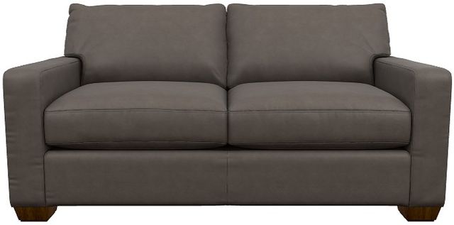 La-Z-Boy® Shiloh Greystone Leather Full Sleep Sofa-1