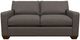 La-Z-Boy® Shiloh Greystone Leather Full Sleep Sofa-1