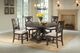 Elements International Stone Charcoal Wooden Swirl Back Dining Side Chair-1