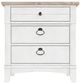 Riverside Furniture Maddox Aged Cotton 3-Drawer Nightstand-2