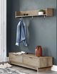 Signature Design by Ashley® Oliah Natural Wall Mounted Coat Rack with Shelf-2
