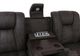 Furniture of America® Amirah Dark Gray Manual Glider Reclining Loveseat-4
