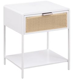 Coaster® Amherst White Side Table with Drawer