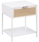Coaster® Amherst White Side Table with Drawer-0