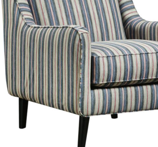 Fusion Furniture Thomas Moonlight Blue Tobali Indigo Accent Chair-1