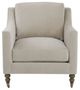 Fairfield® Customizable Dolce Lounge Chair with Two Front Casters-2