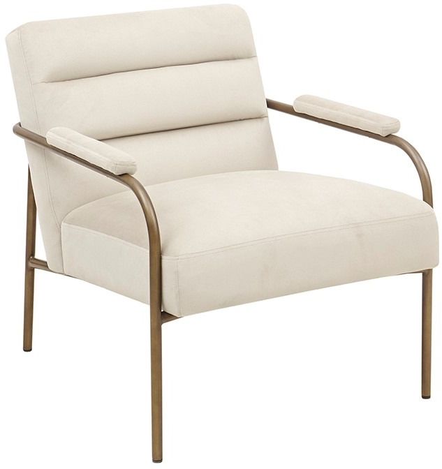 Olliix by Madison Park Lampert Beige Accent Chair-1