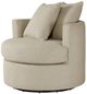 Coaster® Debbie Black/Camel Swivel Accent Chair-2