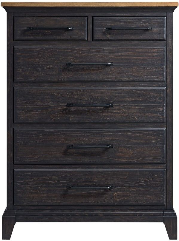 Elements International Montrose Brown/Espresso Chest-3