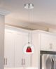Cal® Lighting & Accessories Red Clear Mini Pendant-1