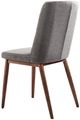 Armen Living Wade 2-Piece Gray Dining Chairs-3