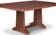 Handstone Customizable Brooklyn Brown Chicory 54x84 Extension Dining Table with 3 Leaf's-0