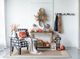 A & B Home Gray Metal Scale Clock-2