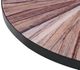 Armen Living Beka Maroon Glass Top Wide Coffee Table with Black Base-5