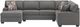 Signature Design by Ashley® Seyler Lane 3-Piece Graystone Left-Arm Facing Sectional with Chaise-1