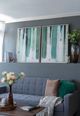 A & B Home 2-Piece Blue/Green Printed Acrylic Wall Art Set-5