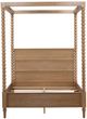 Dovetail Furniture Marcellina Natural Queen Canopy Bed-3