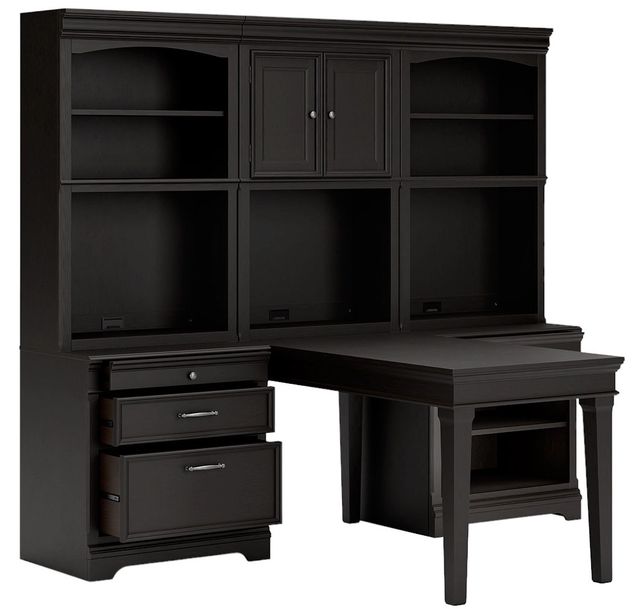 Signature Design by Ashley® Beckincreek 6-Piece Black Office Desk Set-1