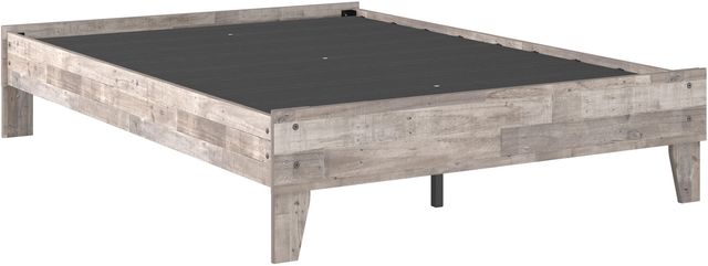 Signature Design by Ashley® Neilsville 4-Piece Whitewash Full Platform Bed Set-1