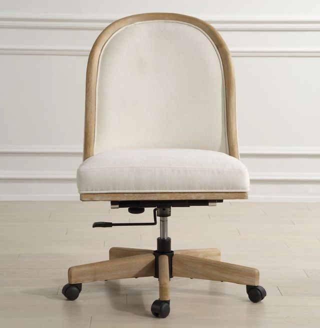 Uttermost® Lithe Light Oak Desk Chair-1