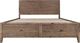 Jofran Inc. Maxton 4-Piece Wash Brown King Panel Storage Bedroom Set-4