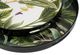 A & B Home 2-Piece Black/Green Palm Leaf Print Tray Set-3