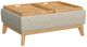 Emerald Home Reverie Gray Ottoman with Storage and Trays-4