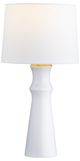 Crestview Collection Price Glossy White Table Lamp -1