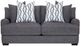 Franklin™ Journey Merriville Graphite Loveseat-2
