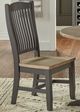 A-America® Port Townsend Gull/Seaside Pine Slatback Dining Side Chair-1