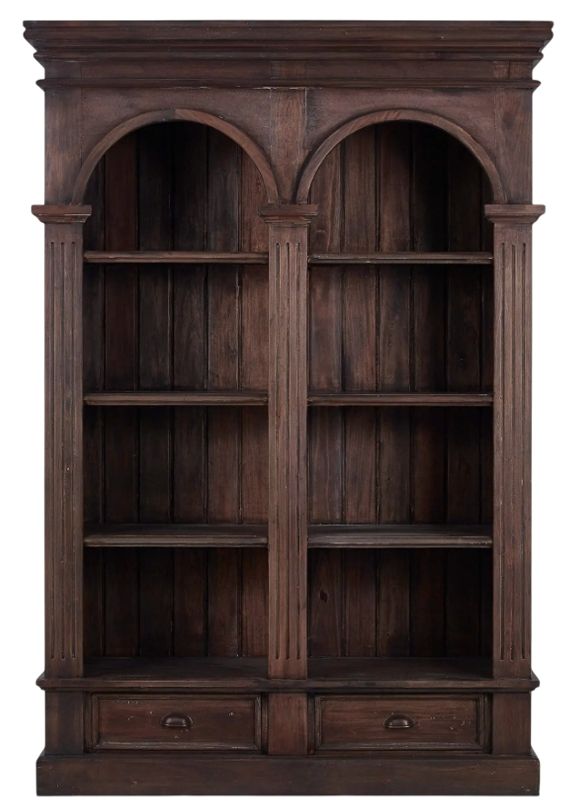 Bramble Customizable Roosevelt Double Arch Bookcase-2