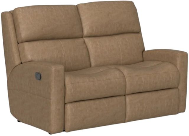 Flexsteel® Customizable Catalina Leather Manual Reclining Loveseat-1