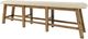 Jofran Inc. Telluride Beige/Gold Counter Bench-4