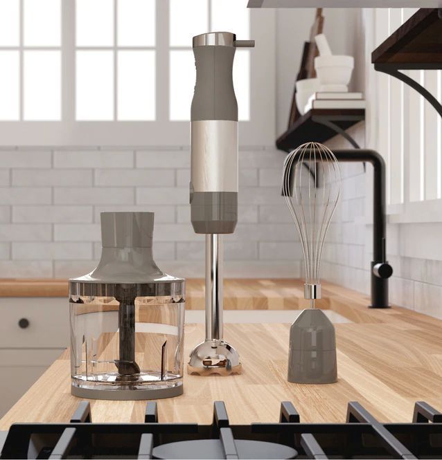 GE® Stainless Steel Immersion Hand Blender-9