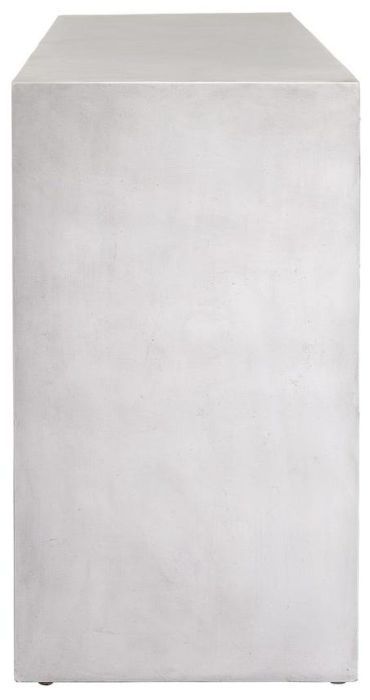 Uttermost® Brinson Medium/White Carved Wood Cabinet-4