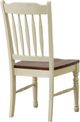 A-America® British Isles Buttermilk/Merlot Slatback Dining Side Chair-1