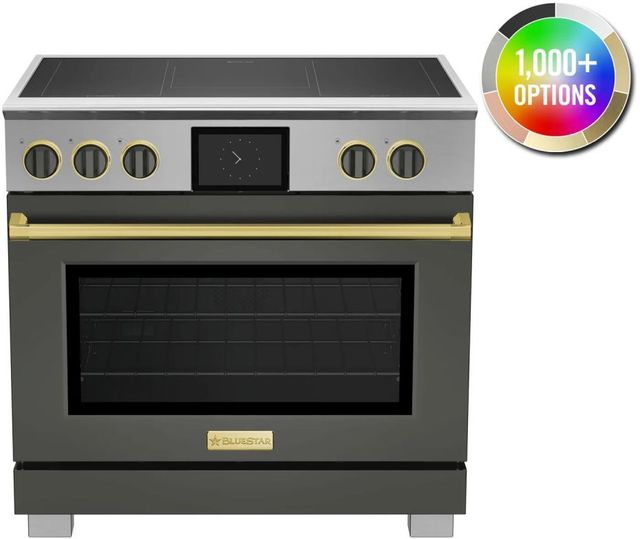 BlueStar® 36" Specialty RAL Color Style Induction Range-0