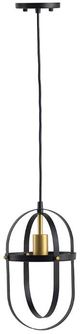 A & B Home Black Patricio 1-Light Pendant-0