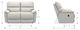 La-Z-Boy® Brooks Sugar Manual Reclining Loveseat-2