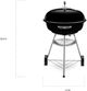 Weber® 22" Black Portable Charcoal Grill-1