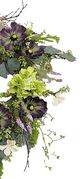 A & B Home Dia Purple Poppy With Hydrangea Wreath-2